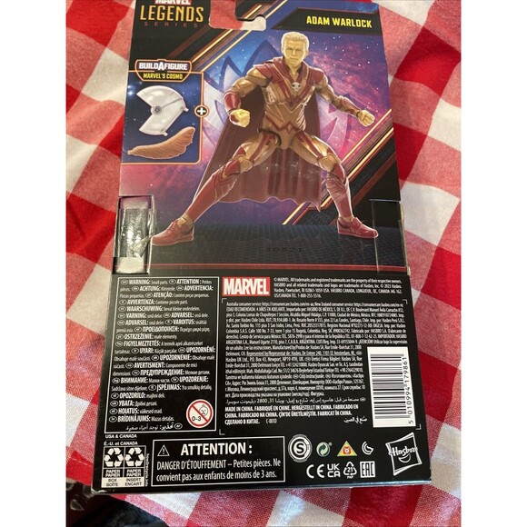 Marvel Legends Guardians of the Galaxy Vol. 3 Adam Warlock Figure Cosmo BAF - Picture 4 of 4